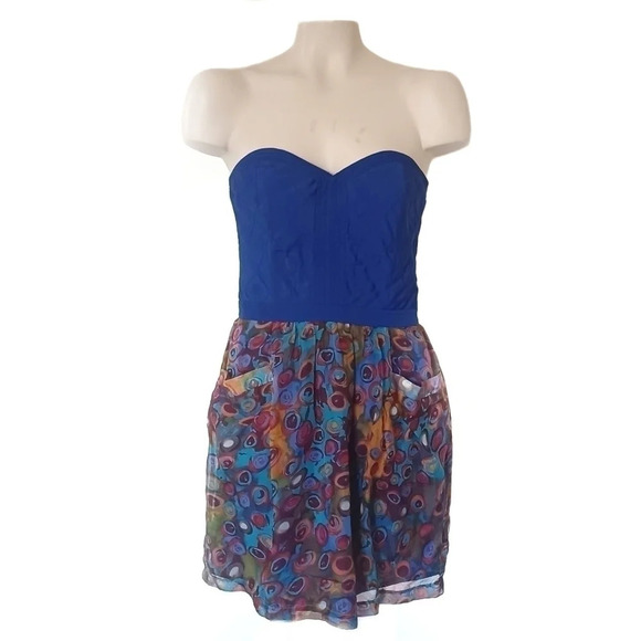 Sugarlips Backless Fit and Flare Mini Dress  Y2K Twee Coquette Colorful Y2K - Picture 1 of 6